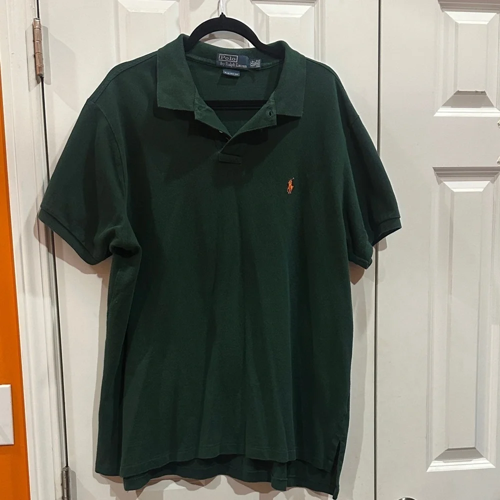 NWOT Polo by Ralph Lauren Men's Dark Green Polo Shirt size XXL